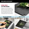 24&rdquo; Workstation Undermount Single Bowl 16 Gauge Stainless Steel Laundry Utility Kitchen Sink with WorkFlow&trade; Ledge and Accessories